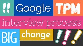 Changes to Technical Program Manager Interviews at Google - from a FAANG Interview Coach