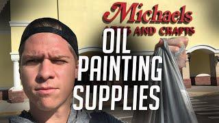 Buying oil painting supplies from Michaels