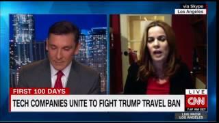 The TechCat on CNN International: Tech Co's Ban Against Trump