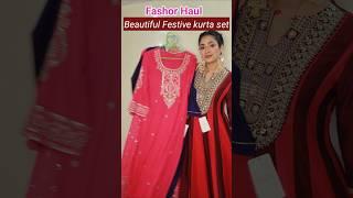 FESTIVE kurta set haul | Fashor haul | Diwali outfit| Myntra kurta set haul#myntrahaul