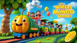 The Wheels on the Mango train - Kids Nursery Song | Cherrylemon Baby Nursery Rhymes and Kids Songs