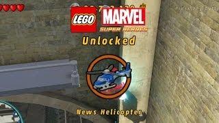 Lego Marvel-Unlock News Helicopter