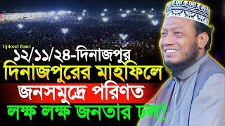 দিনাজপুরের মাহফিলে জনসমুদ্রে পরিণত! | Amir Hamza New Waz | Amir Hamza Waz 2024 | Mufti Amir Hamza