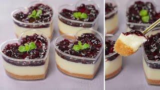 Blueberry Cheesecake Dessert Box | No Bake Dessert Recipe | Yummy