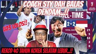 Rekod 40 tahun lebur.Sejarah baru U23 Indonesia..!!