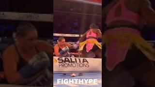 WATCH Claressa Shields KNOCK OUT Vanessa Joanisse to become NEW HEAVYWEIGHT World Champion