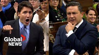 Poilievre claims Trudeau is "losing control" with "screaming and hollering" while answering question