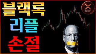 [ 리플 긴급속보 ] 블랙록 리플 손절?! 가격 폭락 예고