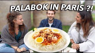 French people try Filipino food (Christmas Edition) & they love PALABOK ?!