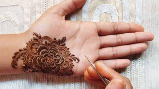 Easy front hand mehndi design | Simple Eid mehndi design | Stylish mehndi design | Mehandi ka design