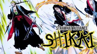 Drawing STRAWHATS & ALLIES SHIKAI [PART 2] | ONEPIECE X BLEACH