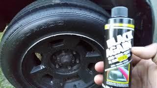 Black again tire and trim dressing test review by black jack