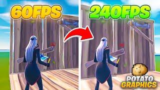 How to Get Potato Graphics in Fortnite Chapter 2 Remix!  (Ultra Low End Graphics)