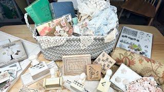Thrifted , Second Hand, and Estate Sale Craft Supply Haul for Junk Journaling, paper crafts