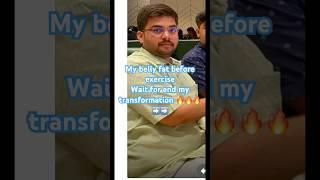 Belly fat loss Transformation️️️ #ytshorts #bellyfatworkout #bellyfat #fatloss #facefatloss