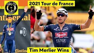 Tim Merlier Wins | 2021 Tour de France | Stage 3 | Sprint | Sagan & Ewan Crash