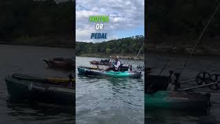 POWER ️ or PEDAL  Kayaks? #fishing #kayak #bassfishing #fishingvideo #fish #fisherman