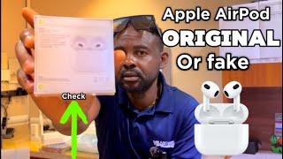 How to check before you buy apple AirPod