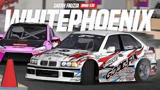 Livery BMW E36 "Sarah F" Garasi Drift x Goodfix- Livery frlegends