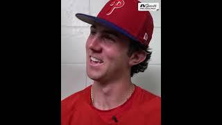 Brandon Marsh hitting Andrew Painter with the tough questions