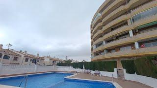 186,000€ La Zenia beach side, 2 bed South facing 4th floor apt, with communal pool Parking Sea views