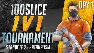 100SLICE Standoff 2 1v1 Tournament - Day 1 Group A - KatanaHSM  [ !goal, !sponsors ]