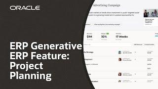 Oracle Fusion Cloud ERP Generative ERP Feature: Project Planning