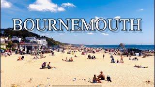 BOURNEMOUTH - Beach tour, May 2023 | Most Beautiful Place in England  [4K] Views #travel #top #beach