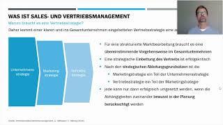 Sales & Vertriebsmanagement für Führungskräfte | Vertriebsstrategie