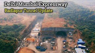 Delhi Mumbai Expressway Badlapur Tunnel and Interchange Work Update | Virar-JNPT Section Progress