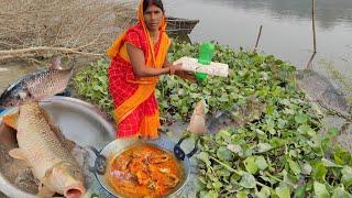 Unique fish trap! catching fish with water bottle in river! big Bottle fish catching video in river!