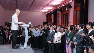 PM Lee Hsien Loong at the National Gallery Singapore Opening Celebrations