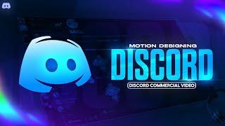 Discord Commercial Video || Practice Work || Motion Designing || After Effects || 4k