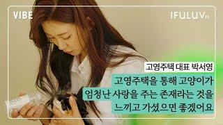 고양이는 사람들에게 엄청난 사랑을 주는 존재에요 [IFULUV이퓨럽] VIBE - EP18 2부 50마리의 고양이와 함께 사는 #고영주택 박서영대표 #유기묘 #임시보호 #고양이구조