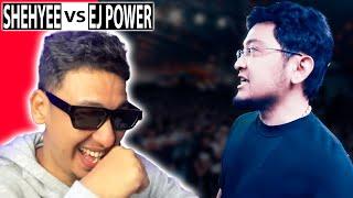 𝐙𝐚𝐤𝐢 𝐑𝐞𝐚𝐜𝐭𝐬 - EJ POWER VS SHEHYEE | Shehyee dapat panalo?