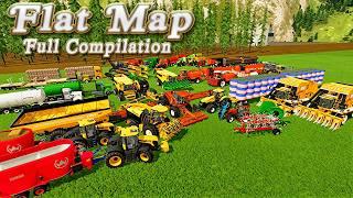 farming Simulator 22 fs22 full compilation timelapse  Flat Map  fs22 Mods