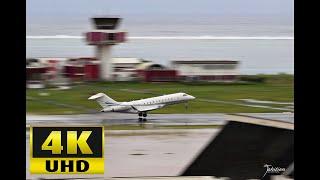 Bombardier Global 5000 reg XA-JGT was seen departing Tahiti-