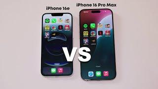 iPhone 16e VS iPhone 16 Pro Max - Speed Comparison