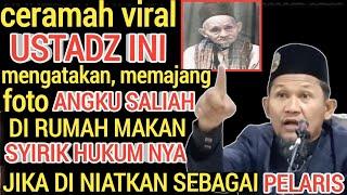 viral,ustadz ini ungkap menyakini foto ANGKU SALIAH sebagai pelaris restoran syirik"Ustadz Zulherwin