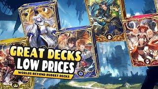 Shadowverse Worlds Beyond First Day Budget Decks W Decklists! 5 Classes!
