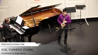 Dinant 2014 - XUE Yusheng (Divertimento by Roger Boutry)