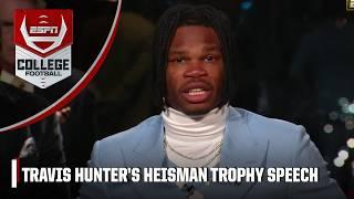 Travis Hunter wins the 2024 Heisman Trophy [FULL SPEECH] | ESPN College Football