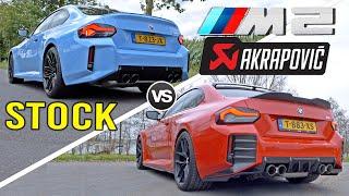 BMW M2 G87 | STOCK vs AKRAPOVIC | REVS FLYBY POV & DRIFT