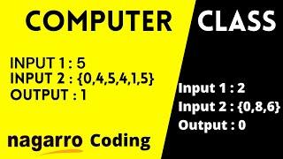 Computer Class #Nagarro Coding Question | #InputOutputCampus