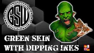 Green Skin with Dipping Inks !!