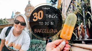 TOP 30 THINGS TO DO IN BARCELONA | Spain - Travel Guide | TRAVEL VLOG