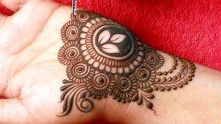 New circle stylish mehndi design | Latest mehndi design | simple mehndi | mehndi design | #mehndi