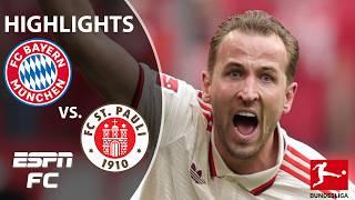  HARRY KANE GOAL  St. Pauli vs. Bayern Munich | Bundesliga Highlights | ESPN FC