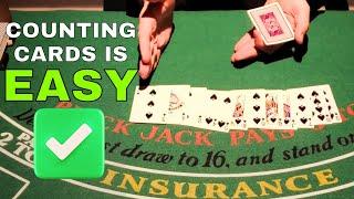 Card Counting For DUMMIES #blackjack #cardcounting