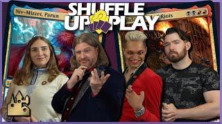 Commander Guild Leaders with Amy The Amazonian! | Shuffle Up & Play #40 Magic The Gathering Gameplay